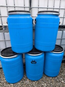 Kvalitné potravinárske plastové sudy 120l na kvas - 8