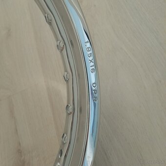 Chromovaný ráfik 1,85 x 16 JAWA Kývačka, Panelka - 8