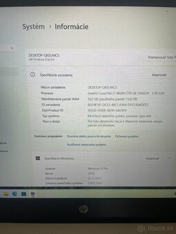 HP probook 650 G4, intel i7 , SSD 512 GB - 8