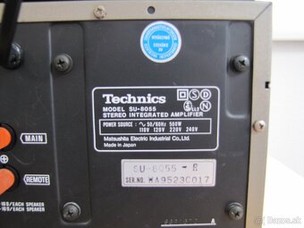 Predám Technics SU-8055 + ST-S1L - 8