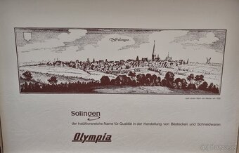 Luxusný zlatý set príborov Olympia Solingen - 8