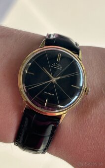 Československé mechanické vintage retro hodinky PRIM Brusel - 8