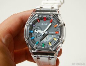 SKMEI 2100 World-Time - športové transparentné hodinky - 8