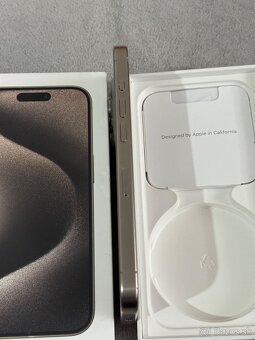 Predám Apple iPhone 15 PRO 256GB Natural Titan bežné známky - 8