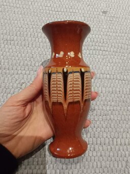 Bulharská keramika - váza + popolník - 8