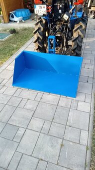 Transportný box manuálne sklápateľný za malotraktor - 8