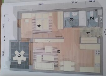 Prenajmem zariadený 2-izbovy byt. - 8