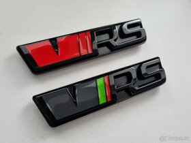 SKODA VRS LOGO RS NAPIS ZNAK RS - 8