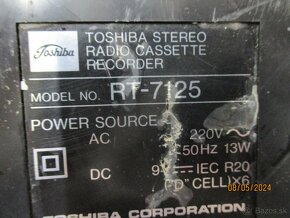 TOSHIBA RT-7125 - 8