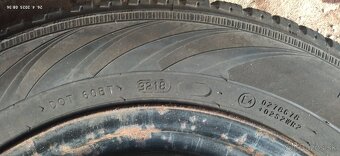 Pneumatiky 3x letné + 2x zimné s plech. diskami - 8