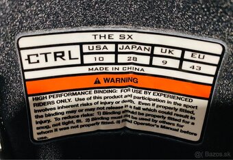 Wakeboard CTRL The RX plus SX Bindung - 8