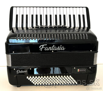 Predám nový akordeón FANTASIA DELUXE 96 basový- krásny zvuk, - 8