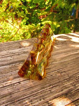 Sklenená váza Oldrich Lipský, Borské sklo - 8