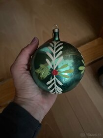 Retro vianočné ozdoby a špic na stromček - 8