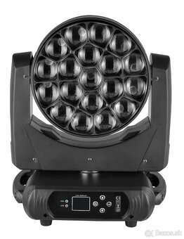 Nové LED Rotačné Hlavy Zoom Wash 19X40W Celá Sada Dobierka - 8