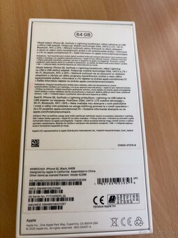 iPhone SE 2020 Black 64 GB - 8