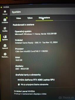 predám úplne noví notebook msi katana 15 b13v intel core7 - 8