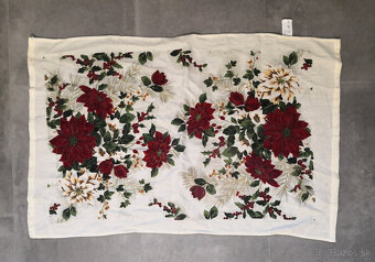 Staré vianočné obrusy 12ks - 8