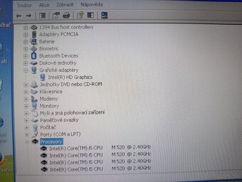 predám HP elitebook / 4gb ram / Intel core i5 / Windows XP - 8