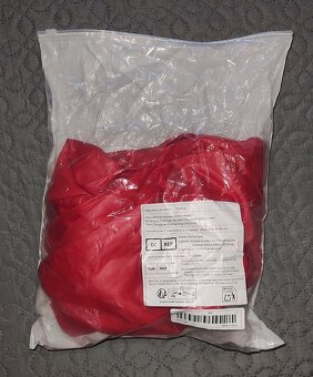 červený overal S - 8