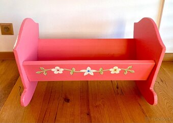 Staré dřevěné kolébky 2 kusy - 8