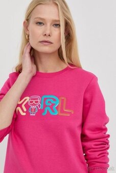 KARL LAGERFELD original nadherna, kvaltina mikina L/XL - 8