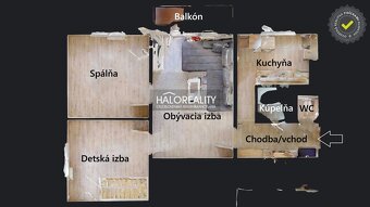 HALO reality - Predaj, trojizbový byt Rimavská Sobota, Rožňa - 8