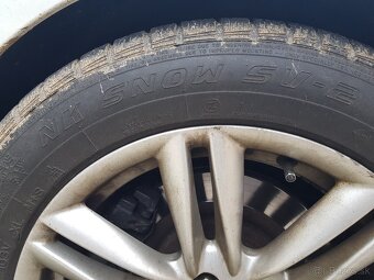 na predaj 17 palcové kolesá 5x108, obuté zimné 235/55 R 17 - 8