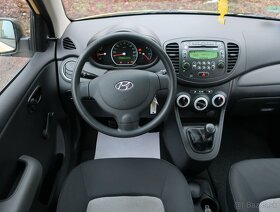 Hyundai i10 benzín 4-valec 2008, žltá pastelová - TOP PONUKA - 8