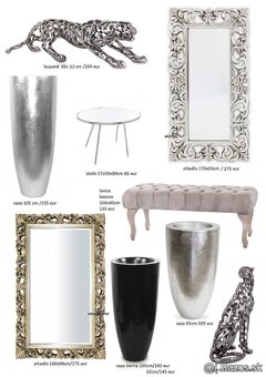 luxusna strieborna vaza 65cm - 55% - 8