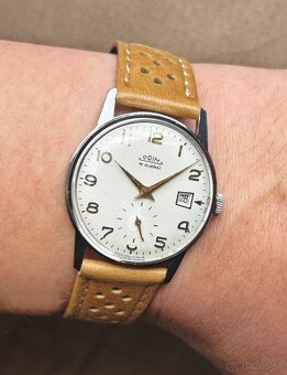 Československé Mechanické Retro Vintage hodinky PRIM Datumat - 8