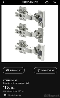 Predám skriňu PAX s dvierkami - IKEA - 8