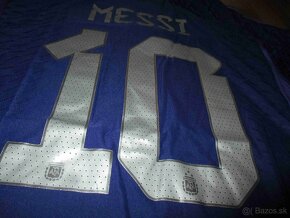 futbalový dres Argentína - MS 2022 Messi vonkajší - 8