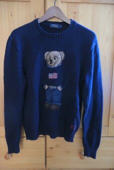 RALPH LAUREN BEAR ICON original bavlna/lan top sveter - 8
