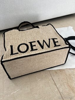 LOEWE LOGO RAFFIA TOTE BAG - 8