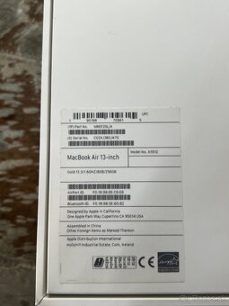 MacBook Air 13” Retina (2018) 8GB RAM, plne funkčný - 8