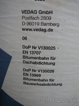 ICOPAL VEDAG - SBS - modifikované pásy EUROFLEX - 8