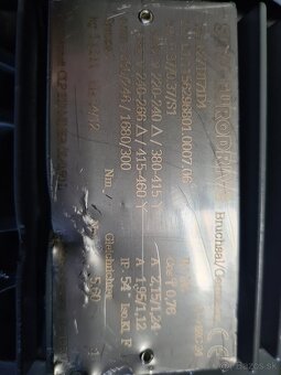 Predám šnekové prevodovky s el.motorom SEW 1,1kW - 8