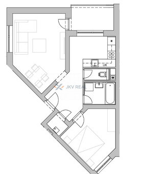 Moderný 2-Izbový byt s terasou a parkovaním - 8