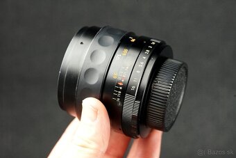 Objektiv Revuenon 55mm f1,4 auto, modré MC M42 - 8