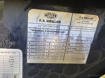 sklápěcí návěs MEILLER r.2018, - 8
