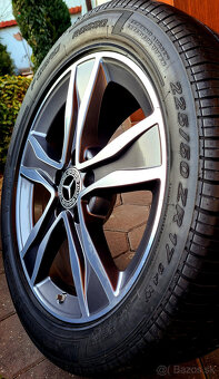 alu R17 5x112, bicolor, orig. Mercedes C + E (pneu 225/50) - 8
