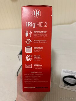 iRig HD 2 - 💯 Stav: ako nový, 100% - Ešte v záruke - 8