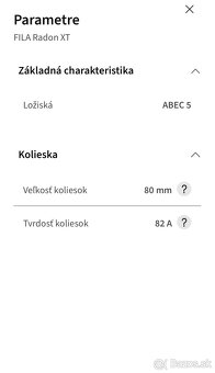 Kolieskove korcule Fila panske. - 8