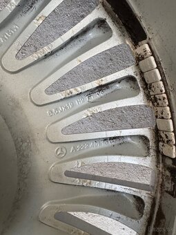 Original Mercedes R19 sada diskov so zimnými pneu 245/45R19 - 8