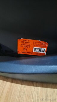 Autosedačka Britax Römer KING II 2022, tmavomodrá - 8