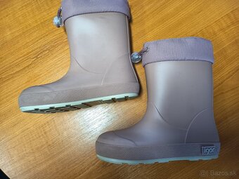 Barefoot zateplené gumáky IGOR, VD 19 cm - 8