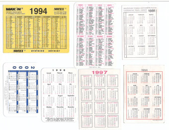 Staré vreckové kalendáriky - 8