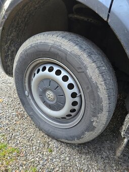 Kolesa, pneu zimné letné disky, hroty, vw t5,t6 disky - 8