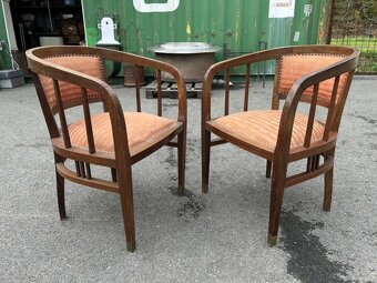 Secesná garnitúra sofa + 2 kreslá garnitúra - 8